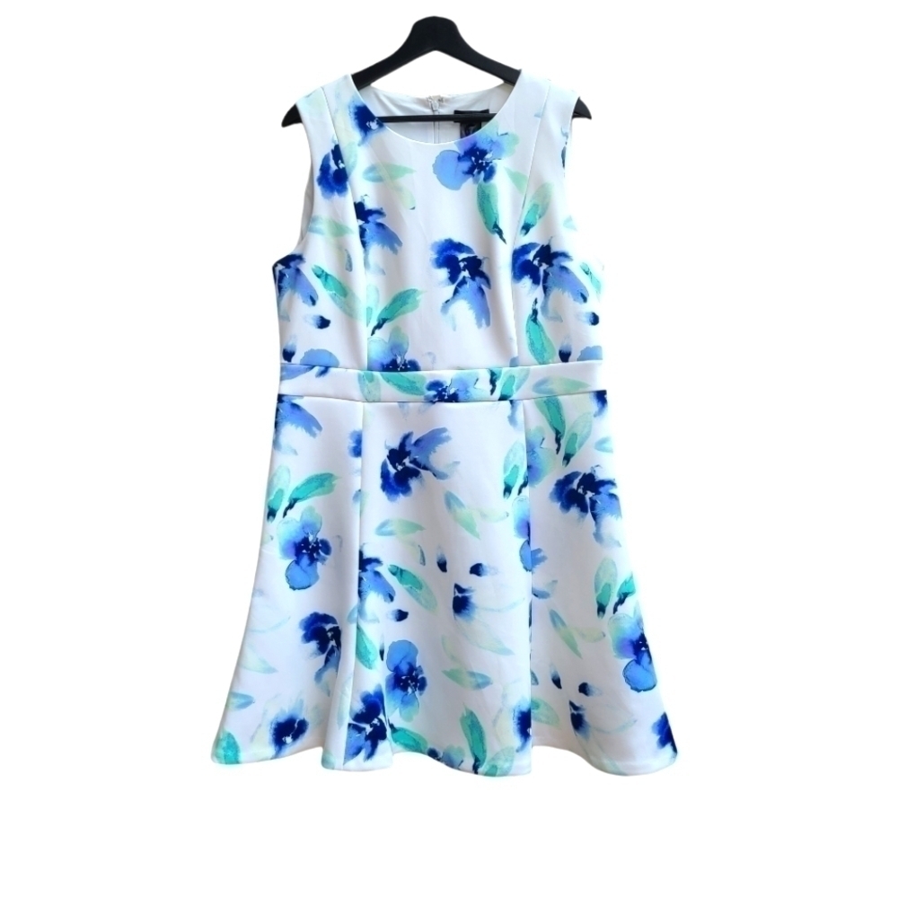 DKNY Floral Watercolor Dress